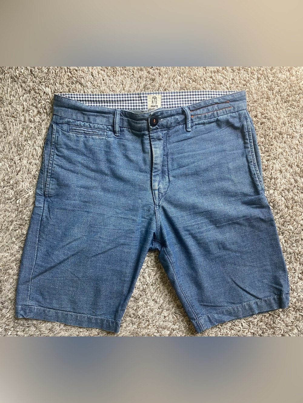 Hiroshi Kato Selvedge Japanese Denim Shorts 30 Made in USA